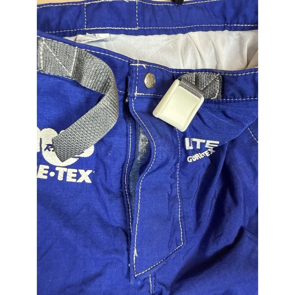 Vintage MS Racing Lite-Ning Gore-Tex Motocross Pants Blue USA Adult Size 34